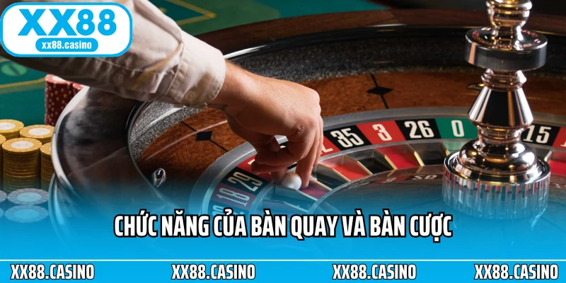 Chức năng của bàn quay và bàn cược